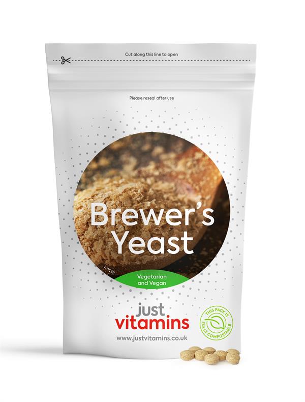 Brewers Yeast Tablets Contains Chromium & BVitamins