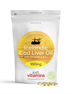 Icelandic Cod Liver Oil 550mg