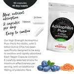 Acidophilus Plus+ (5 Billion CFU) with Prebiotic