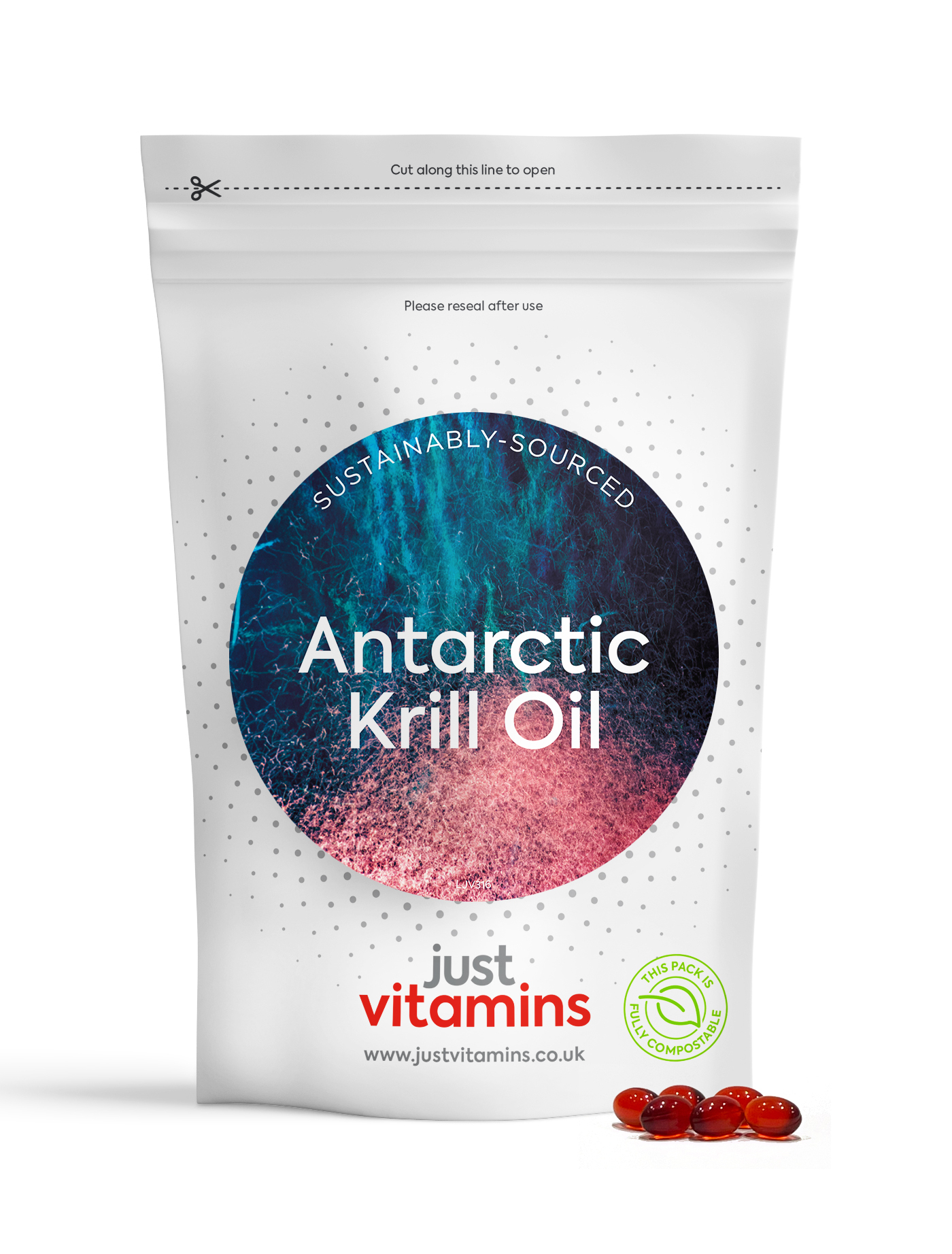 Antarctic Krill Oil 500mg - 60 Capsules