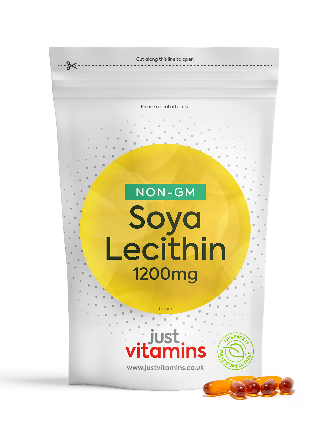 Soya Lecithin 1200mg - 60 Capsules