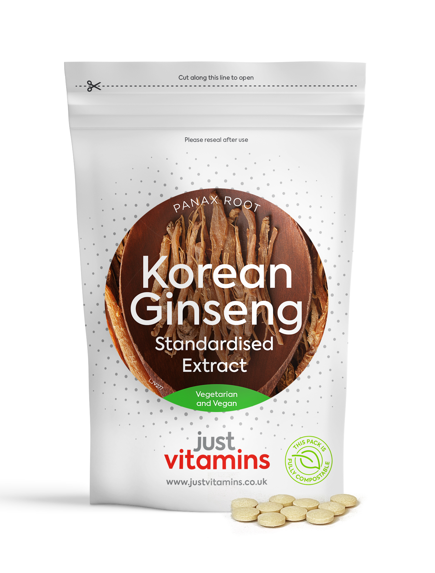 Korean Ginseng Extract 1200mg - 360 Tablets