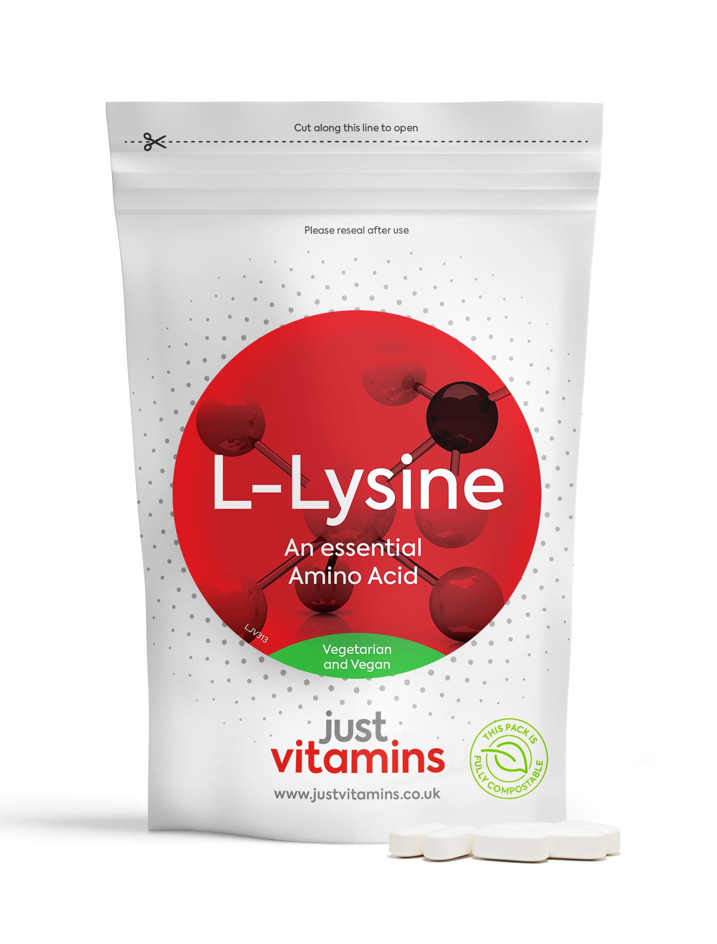 L-Lysine HCL 1000mg - 180 Tablets