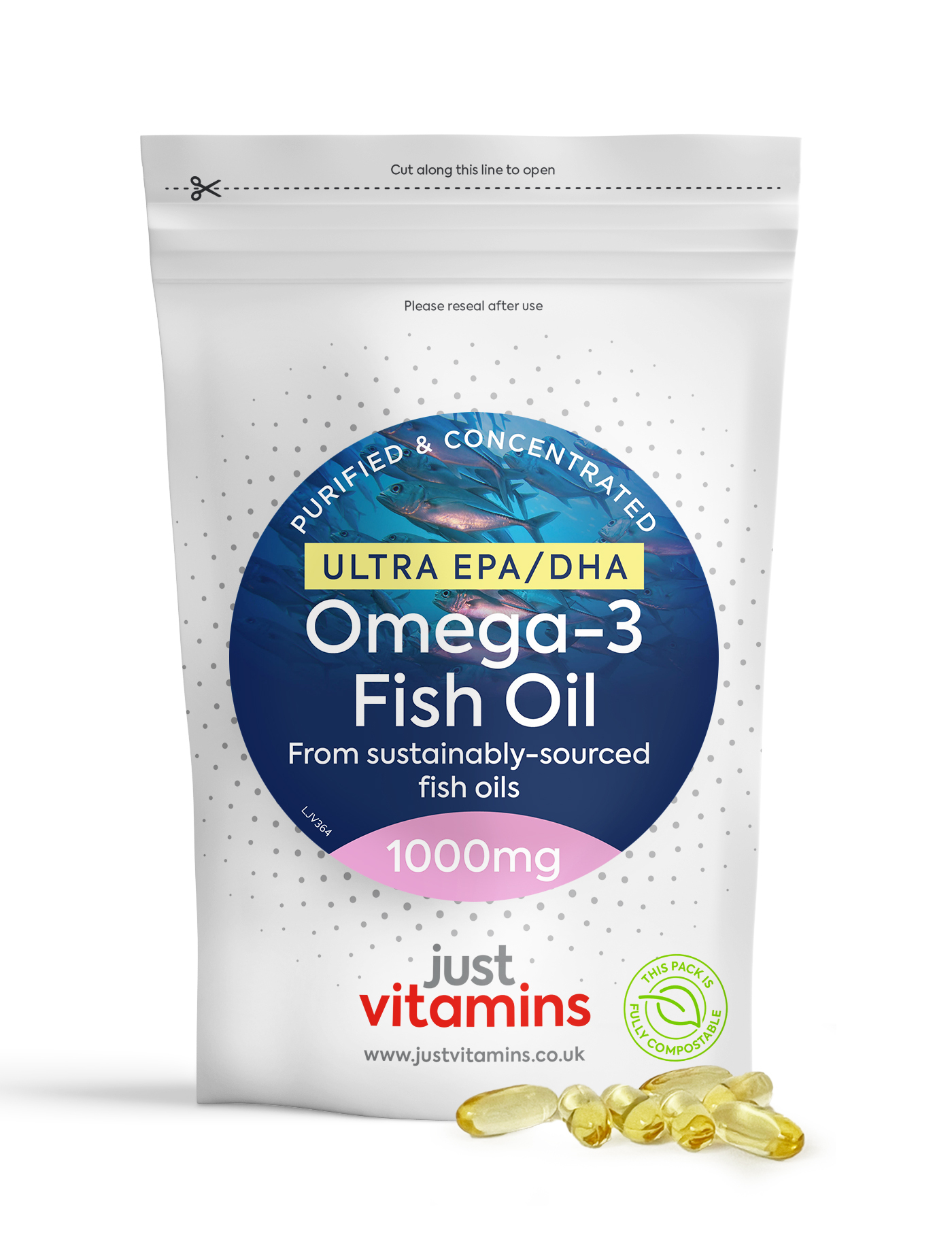 Ultra EPA/DHA Omega-3 Fish Oil - 120 Capsules