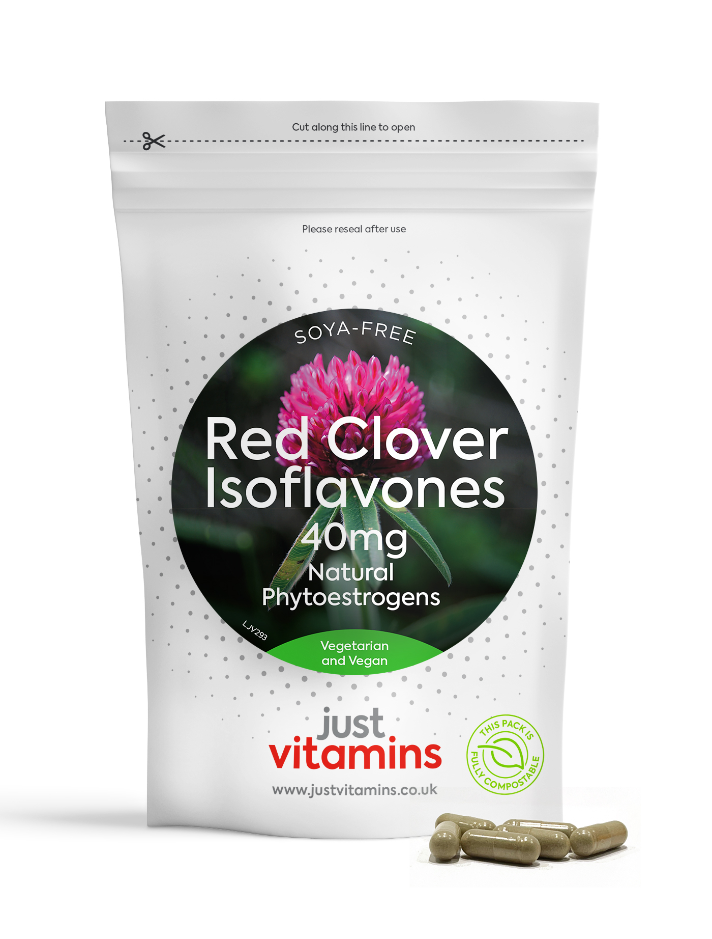 Red Clover Isoflavones 40mg - 90 capsules