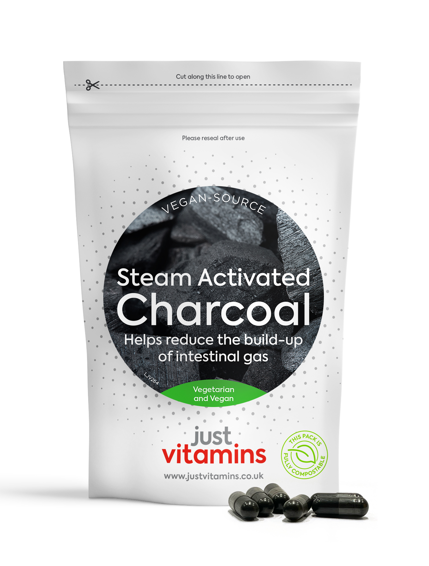 Activated Charcoal - 240 Capsules