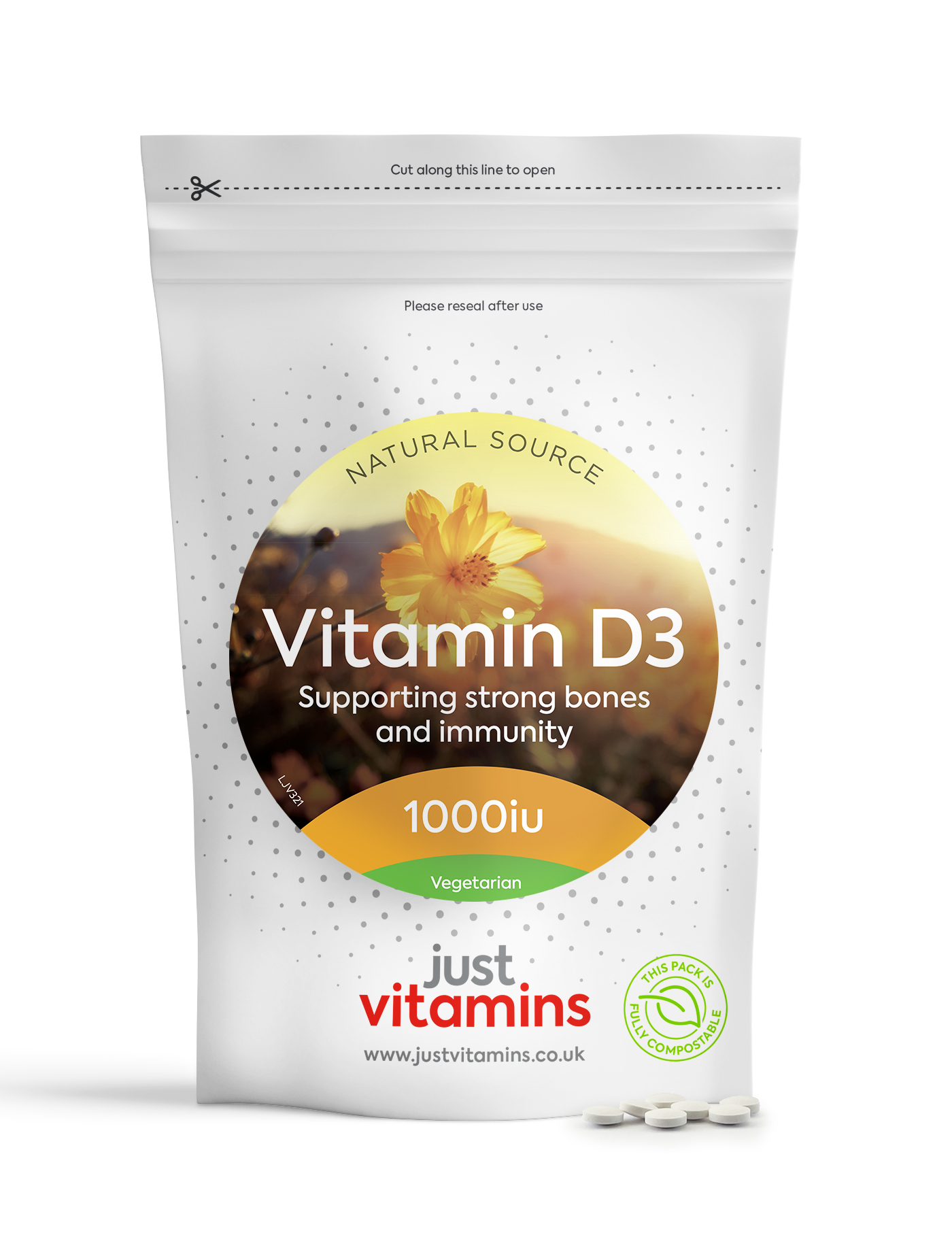 High Strength Vitamin D3 1000iu - 120 Tablets