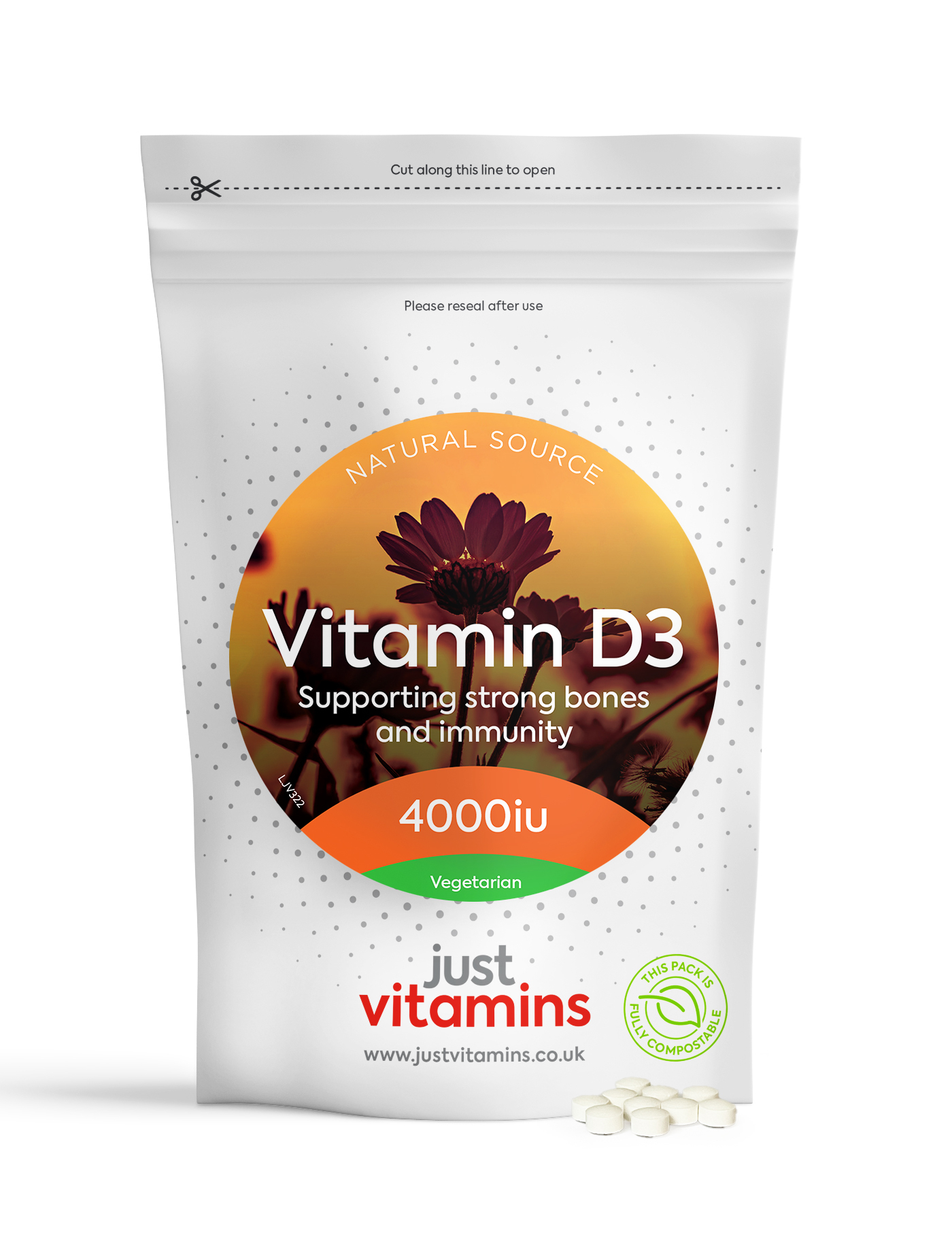 Super Strength Vitamin D3 4000iu - 60 Tablets