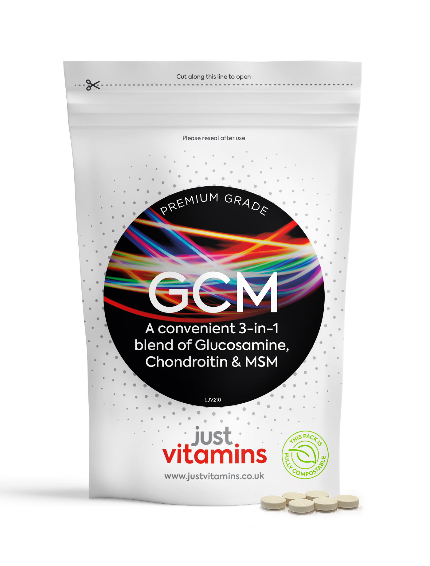 GCM (Glucosamine, Chondroitin, MSM) - 180 Tablets