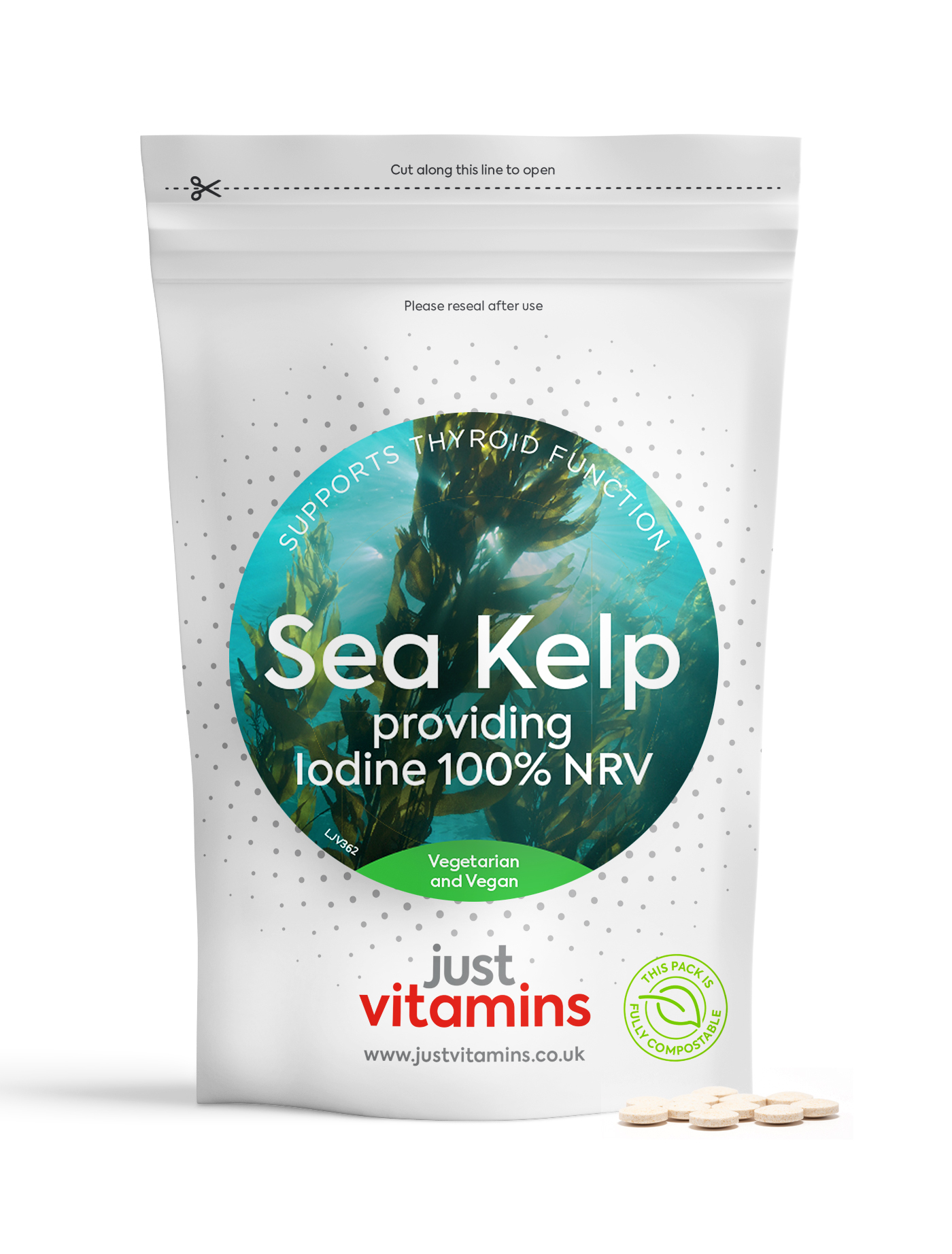 Sea Kelp Extract - 360 Tablets