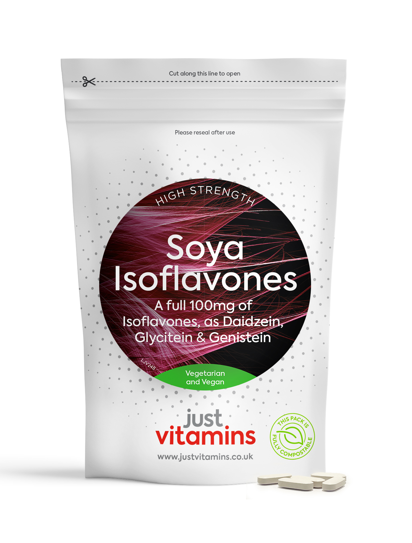Soya Isoflavones 100mg - 90 Tablets