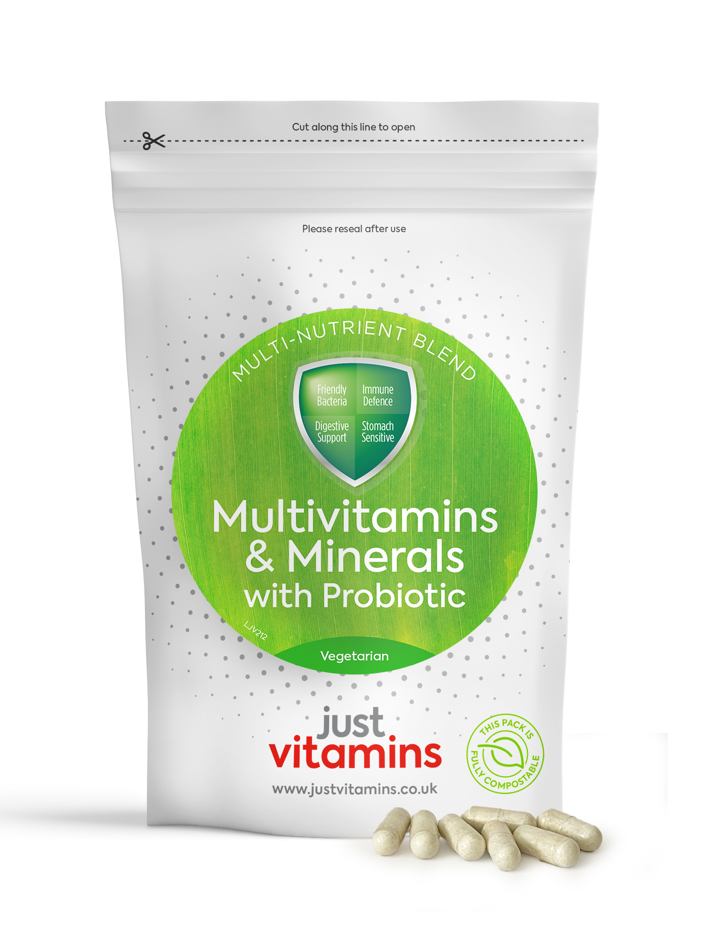 Multivitamins & Minerals with Probiotic - 120 Capsules