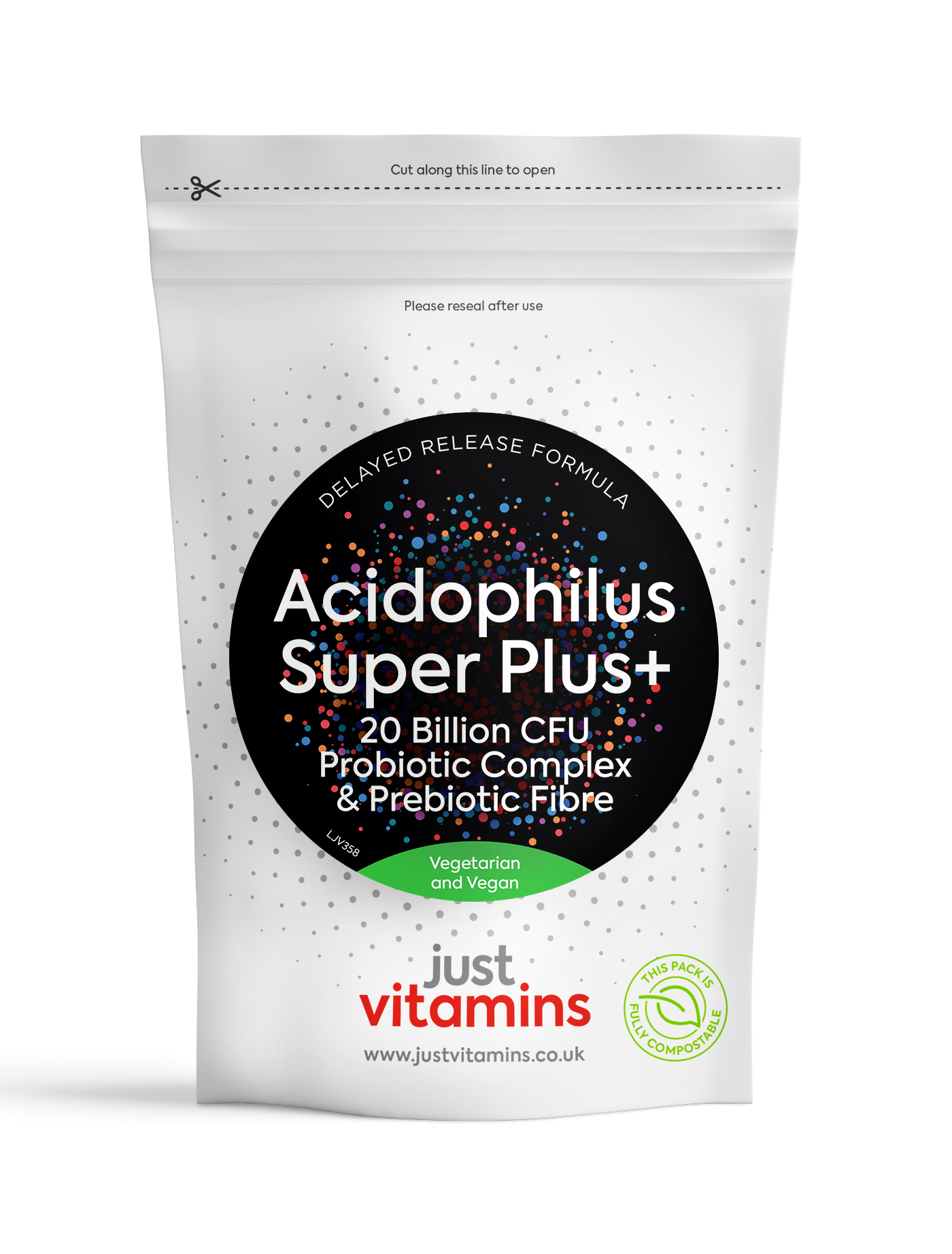 Acidophilus Super Plus+ (20 Billion CFU) with Prebiotic - 60 Capsules